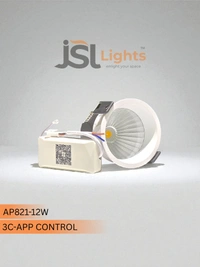 AP821 12W Smart Bluetooth App Control COB Downlight - 3CCT White Body Deep Recessed Anti-Glare Ceiling Spotlight -
