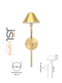 AP456 - 6W 3CCT Premium Wall Decorative Light – Indoor Gold Finish Spot Light - 1 pcs