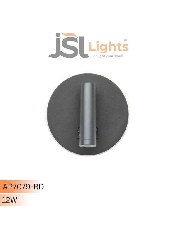 AP7079 - 12W Black Wall Spotlight | New Premium Wall Focus light - 1 pcs