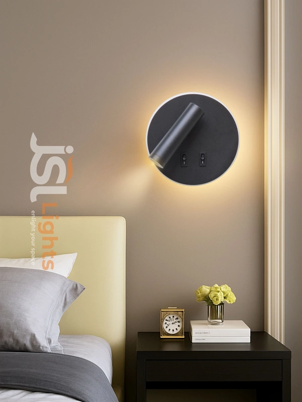 AP7079 - 12W Black Wall Spotlight | New Premium Wall Focus light - 1 pcs