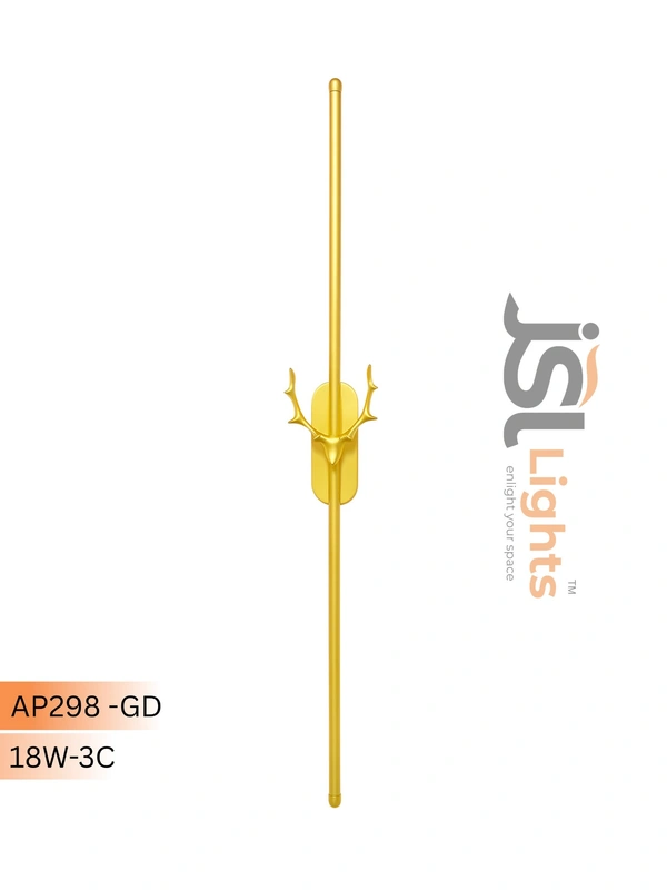 AP298 GD 18W 3CCT Home Wall Decorative Light - Best Indoor Bed Side Wall light - 1 pcs