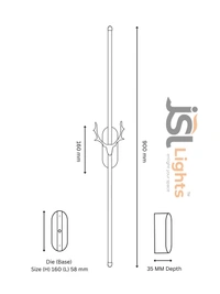 AP298 GD 18W 3CCT Home Wall Decorative Light - Best Indoor Bed Side Wall light - 1 pcs