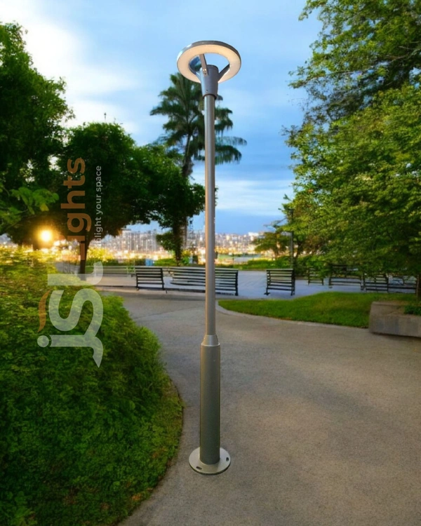 1050 Garden light pole 50w | Modern garden light pole design.Aluminium Body,10feet Pole Lights. - 1 pcs