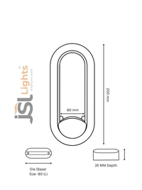 JSL2501 - 12W Premium Wall Decorative Light – Indoor Wall Light - 1 pcs
