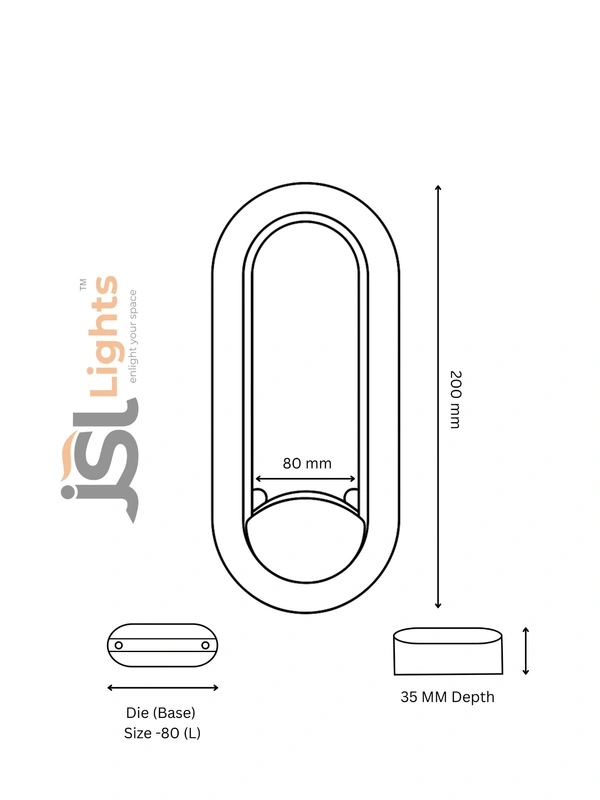 JSL2501 - 12W Premium Wall Decorative Light – Indoor Wall Light - 1 pcs