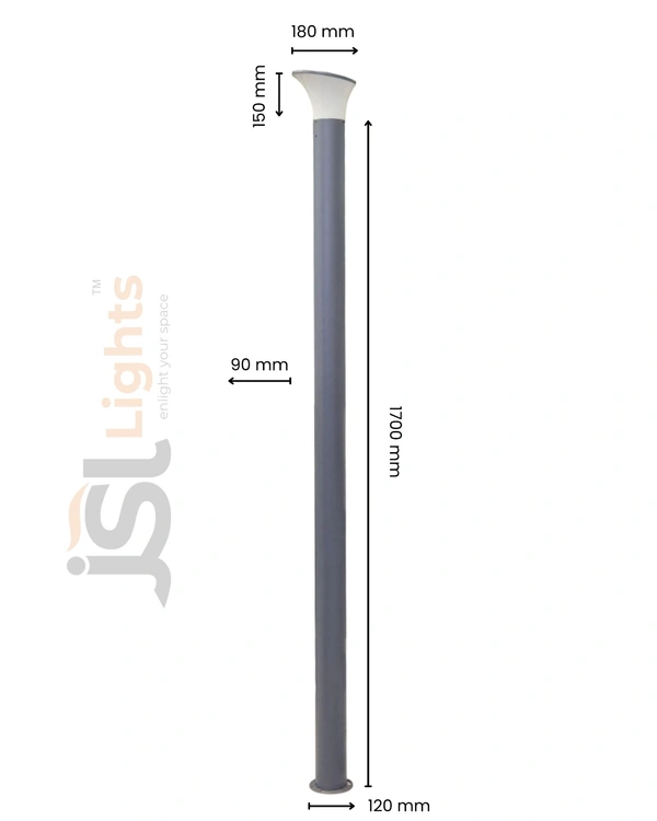 Oppo garden pole light | Modern oppo garden pole light design.Aluminium Body, 6 feet Pole Lights. - 1 pcs