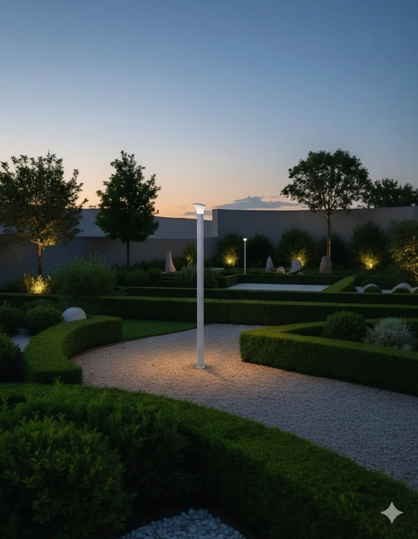 Oppo garden pole light | Modern oppo garden pole light design.Aluminium Body, 6 feet Pole Lights. - 1 pcs