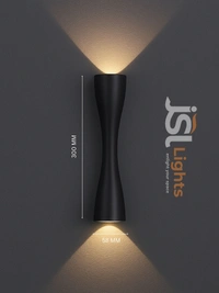 APRA Modern Double Head LED Wall Lamp - AP7026 ( 419 ) Waterproof Wall Light Modern Wall Light - 14W, 3000K, BLACK, 1 Pcs