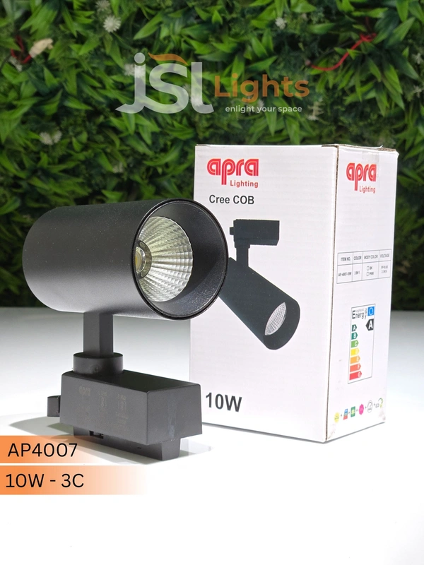 APRA AP4007 - 10w LED Colour Changing Track Light – Energy Efficient Track Lights for Modern Spaces” - 10W, 3CCT, BLK, 1 Pcs