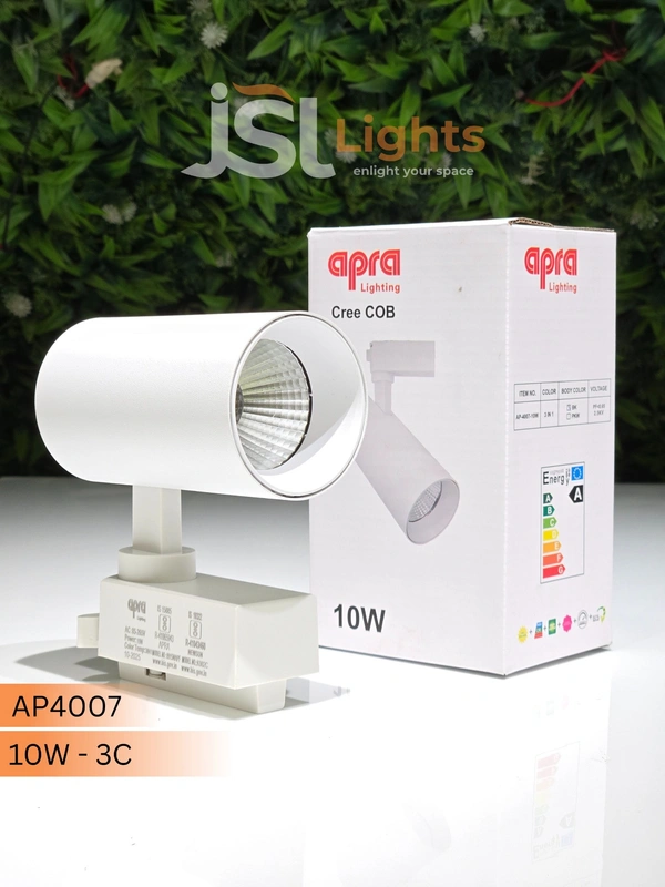 APRA AP4007 - 10w LED Colour Changing Track Light – Energy Efficient Track Lights for Modern Spaces” - 10W, 3CCT, PKW, 1 Pcs