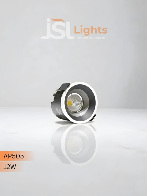 APRA AP505 - 12W Cob LED Downlight – High Brightness COB Spot Light | JSL Lights - 12W, 4000K, GREY, 1 Pcs