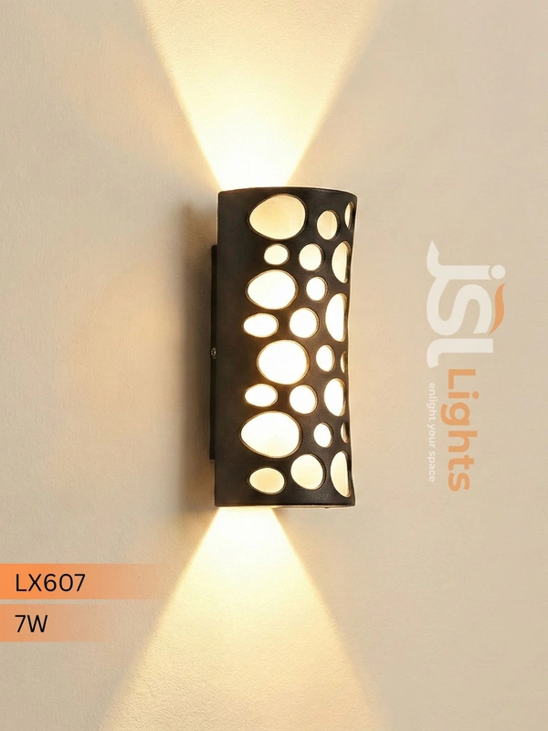 LX607 UpDown Wall Light 8W | Decorative LED Wall Lamp for Home & Hotel - 1 Pcs