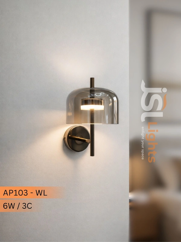 Premium Wall light 6W 3CCT Wall Decorative Light – AP103 Indoor Gold Finish