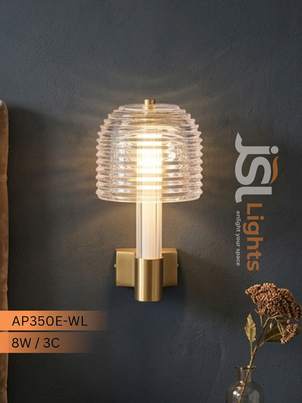 Premium Wall light 8W 3CCT Wall Decorative Light – AP350E WL Indoor Gold Finish