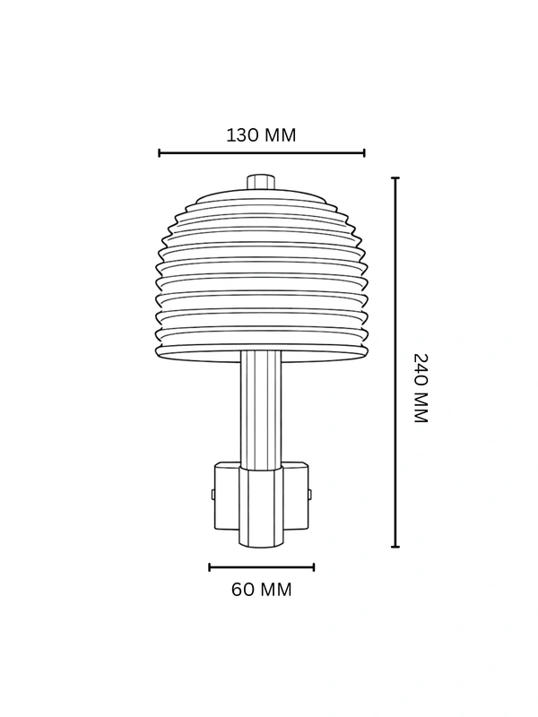Premium Wall light 8W 3CCT Wall Decorative Light – AP350E WL Indoor Gold Finish