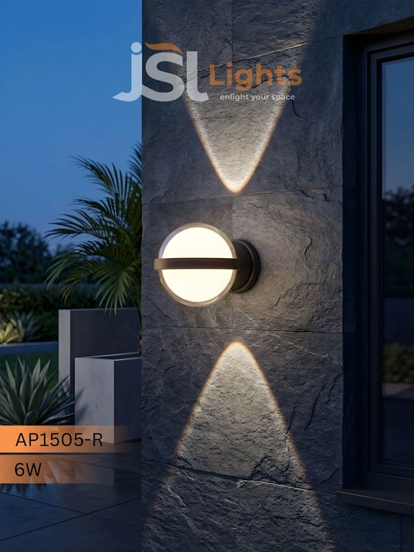 AP1506-R LED Focus Wall WW 6W | Premium Wall Outdoor Light – JSL Lights