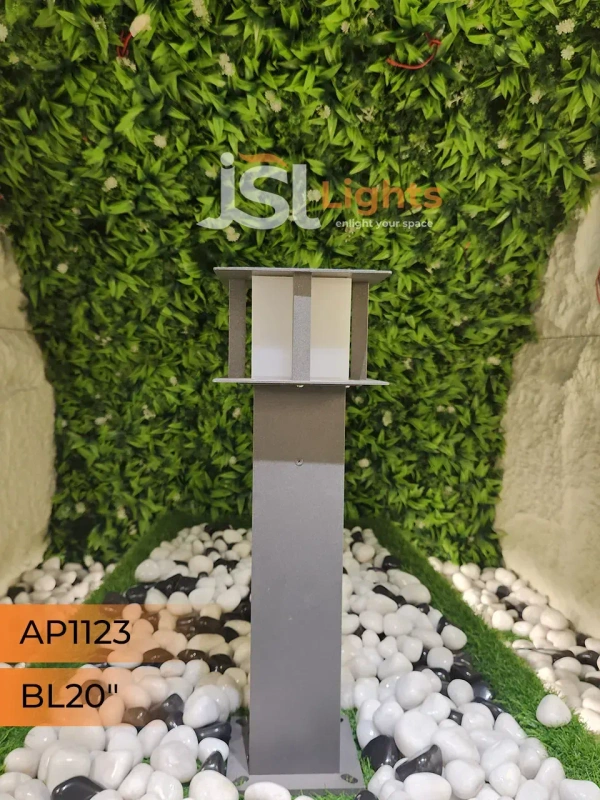 APRA AP 1123 12W 20″ Outdoor Garden Bollard Light - Small Bollard