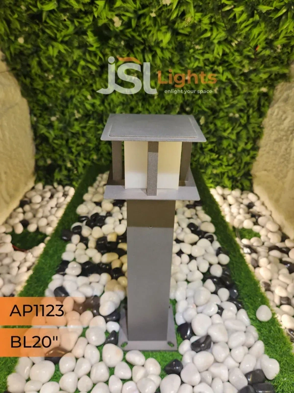 APRA AP 1123 12W 20″ Outdoor Garden Bollard Light - Small Bollard