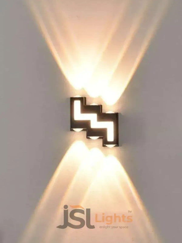 LX139  ZigZag Shape Up Down Wall Decorative Light - 12W, WW