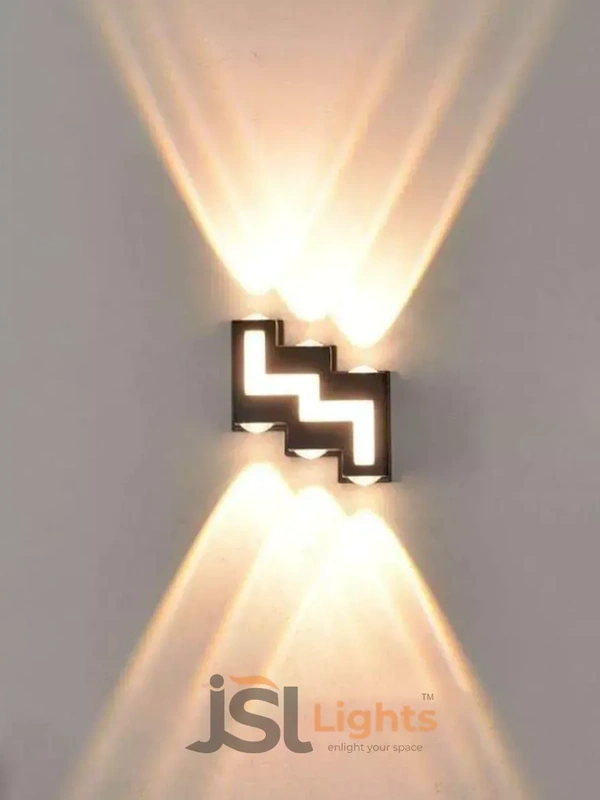 LX139  ZigZag Shape Up Down Wall Decorative Light - 12W, WW