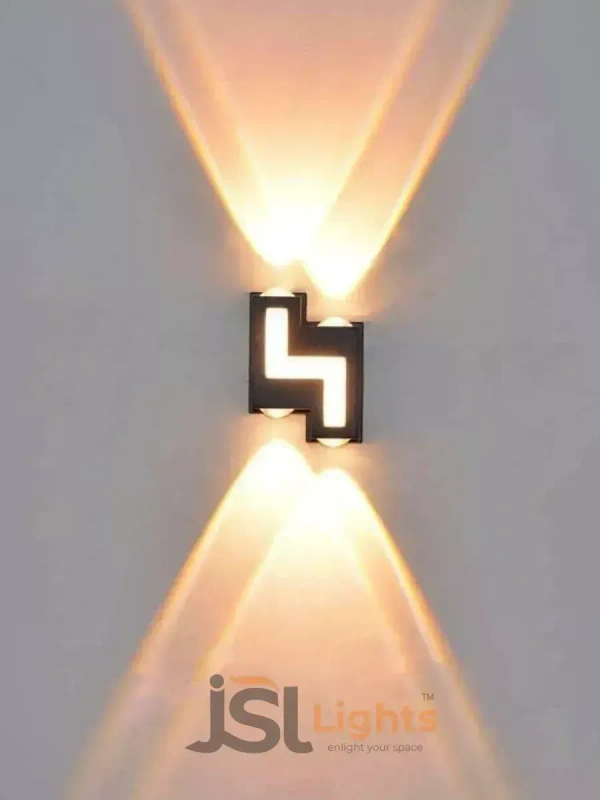 LX139  ZigZag Shape Up Down Wall Decorative Light - 8W, WW