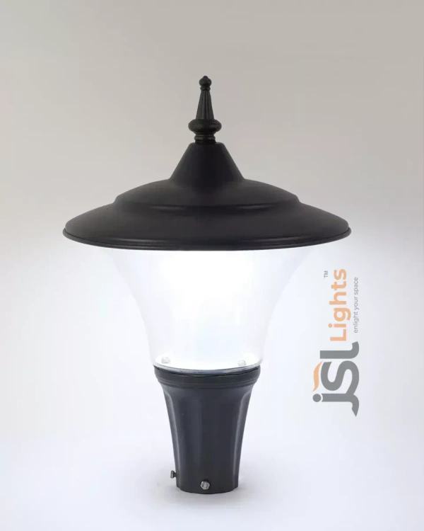 JSL 1406 20W 16" Round Pillar Post Gate Light - Gate Light 16"