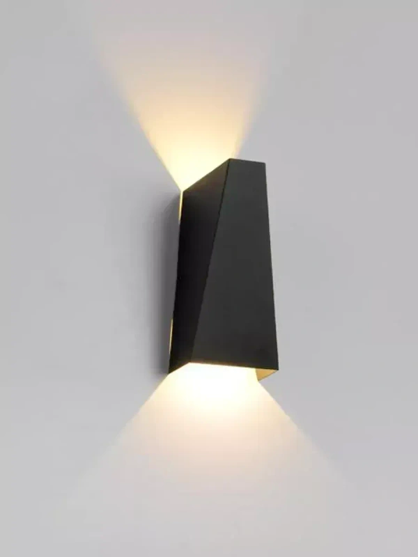 LX 152 6W Black UP Down Outdoor Wall Light - Black