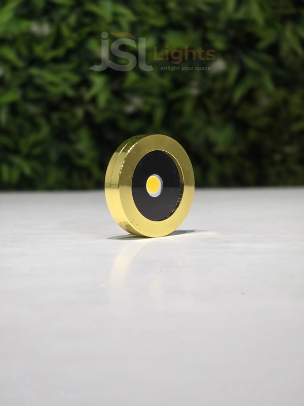 APRA 679 3W GD Striker Round Surface Light - 3W, WW, GD