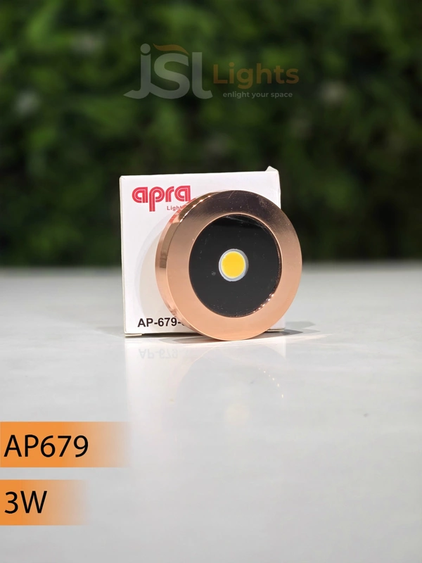 APRA 679 3W RG Striker Round Surface Light - 3W, WW, RG