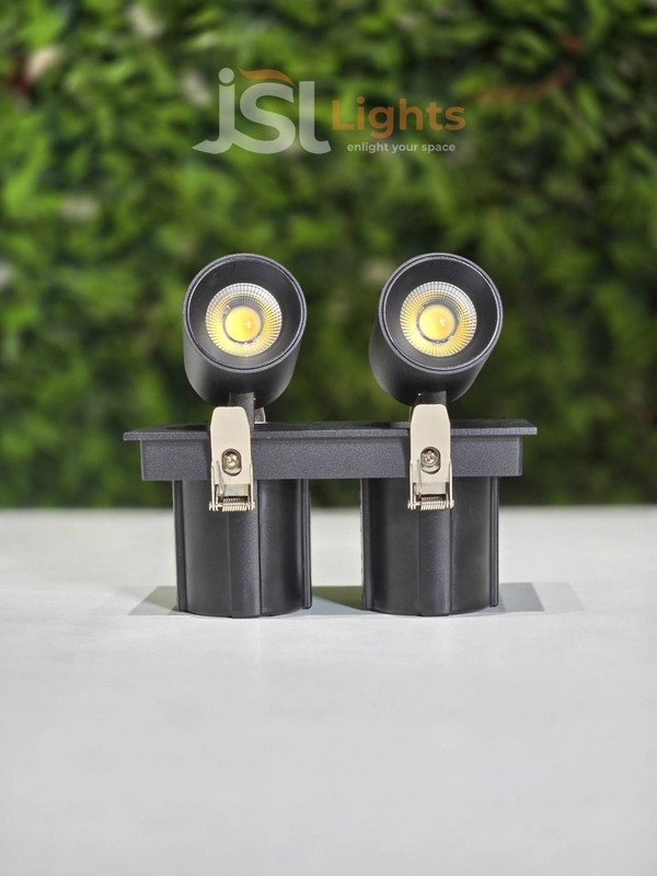 APRA 630 24W Deep Recessed COB Pop Up Downlight - 24W, 4000K, Black