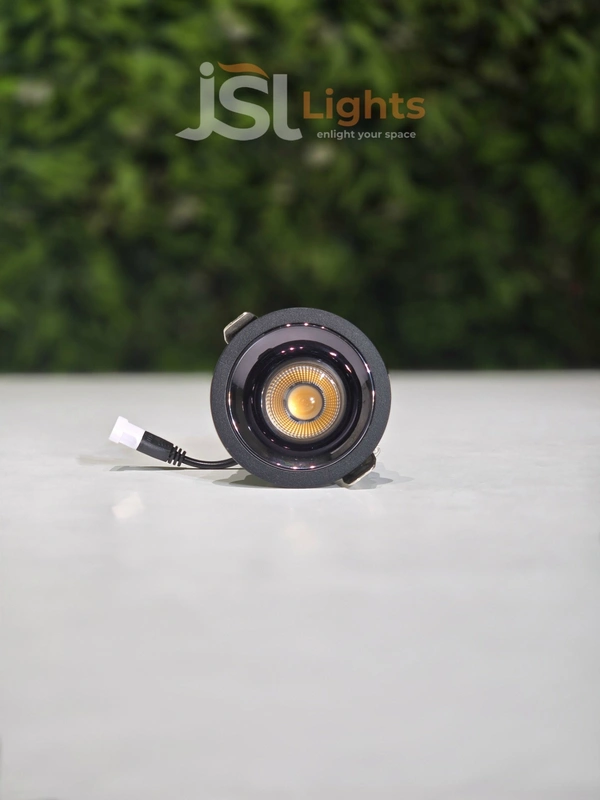 APRA 570 Wave 7W Black GB Deep Recessed COB Downlight - 7W, 3000K, Black GB