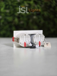 APRA567 2*7W PKW PB Square Recessed Linear COB Downlight - 14W, 3000K