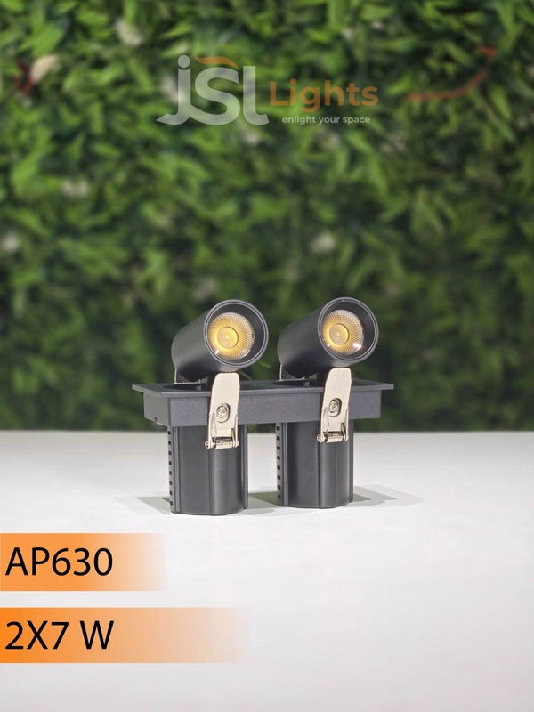 "APRA 630 14W 360° Tiltable Deep Recessed COB Pop Up Downlight – Anti-Glare Adjustable LED Ceiling Light" - 14W, 4000K, Black