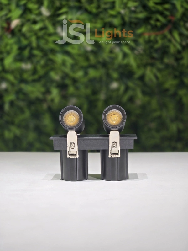 "APRA 630 14W 360° Tiltable Deep Recessed COB Pop Up Downlight – Anti-Glare Adjustable LED Ceiling Light" - 14W, 4000K, Black