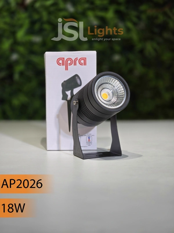 "APRA 2026 6W LED Garden Focus Light with Spike – Warm White Outdoor Plant Spotlight (IP65)" - 18W, WW