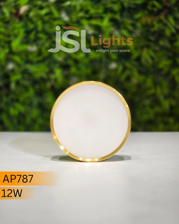 LX 787 12W Round Surface Diffuser Panel Light - 12W, 4000K, GD