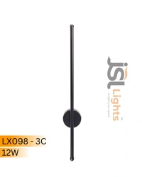 12W 3CCT Wall Decorative LED Light – LX 098 Indoor Fixture - 12W, 3CCT, BK