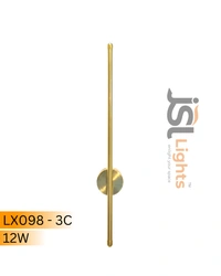 LX 098 12W GD Wall Decorative Led Light 3CCT - 12W, 3CCT, GD