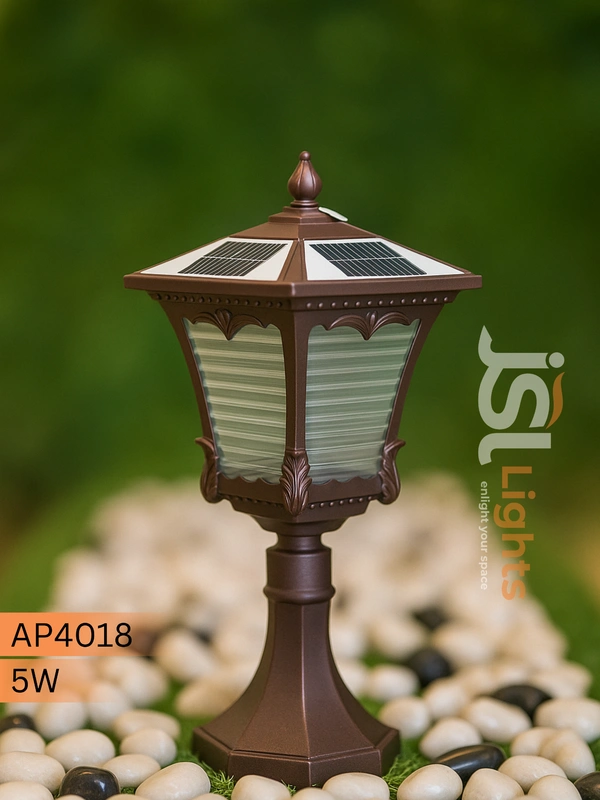 APRA APT4018 5W 16 Inches Solar 3CCT Outdoor Gate Light - Gate Light