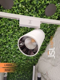 LX 692 30W LED Track Spotlight White Body - 30W, 6000K, White