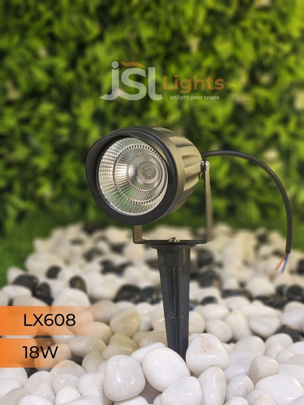 LX 608 18W LED Spike Garden Light - 18W, RGB