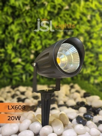 LX 608 20W LED Spike Garden Light - 20W, WW