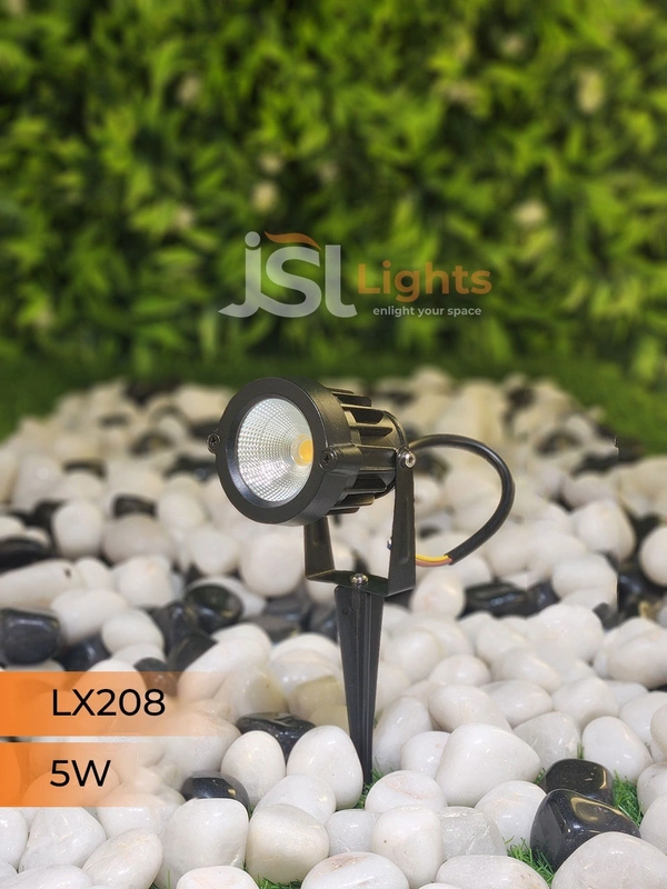 LX 208 5W LED Spike Garden Spot Light - 5W, WW