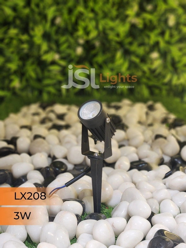 LX 208 3W LED Spike Garden Spot Light - 3W, BLUE