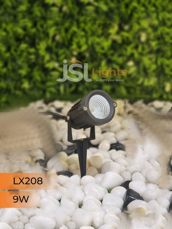 LX 208 9W LED Spike Garden Spot Light - 9W, BLUE