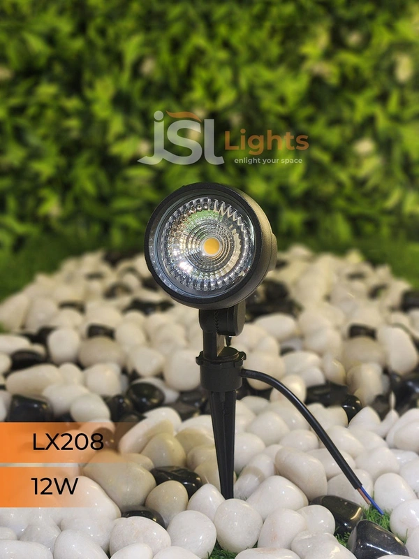 LX 208 12W LED Spike Garden Spot Light - 12W, WW