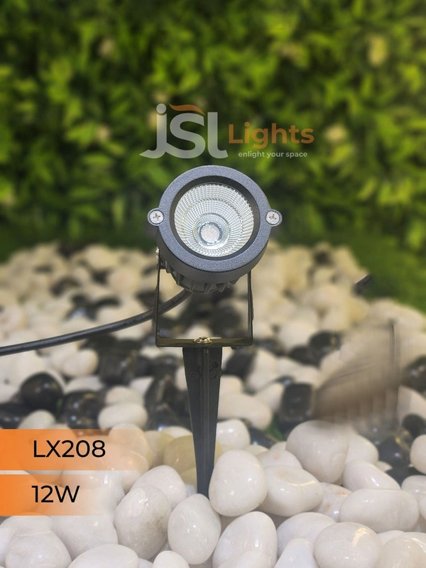 LX 208 12W LED Spike Garden Spot Light - 12W, RGB