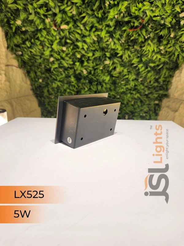 Smart 5W Motion Sensor LED Foot Light LX525 – IP65 Black Aluminium Automatic Night Light by JSL Lights - Black