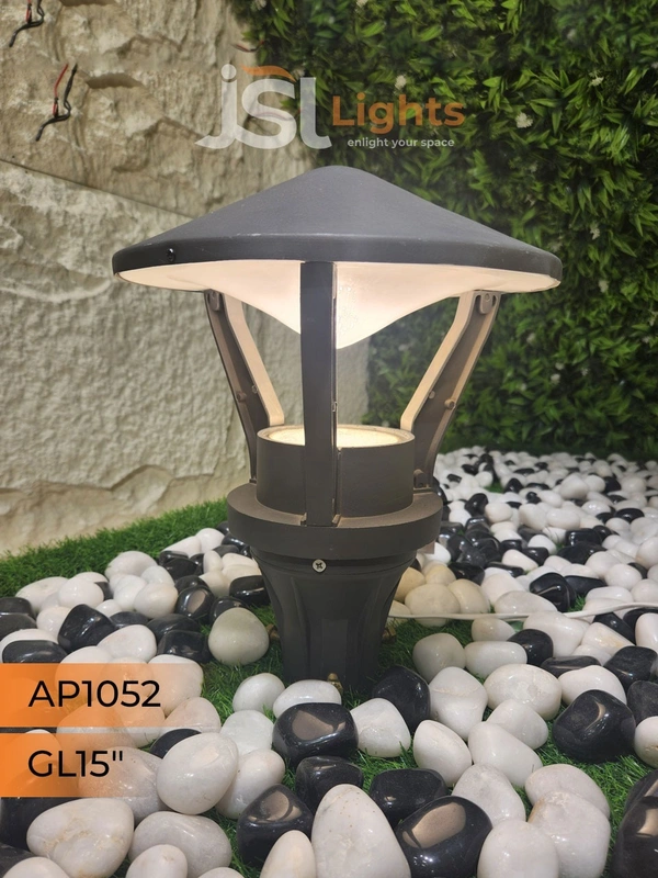 AP1052 – 12W Outdoor Gate Light 15 Inch | Inbuilt LED | Aluminium Die-Cast | Waterproof Decorative Lamp