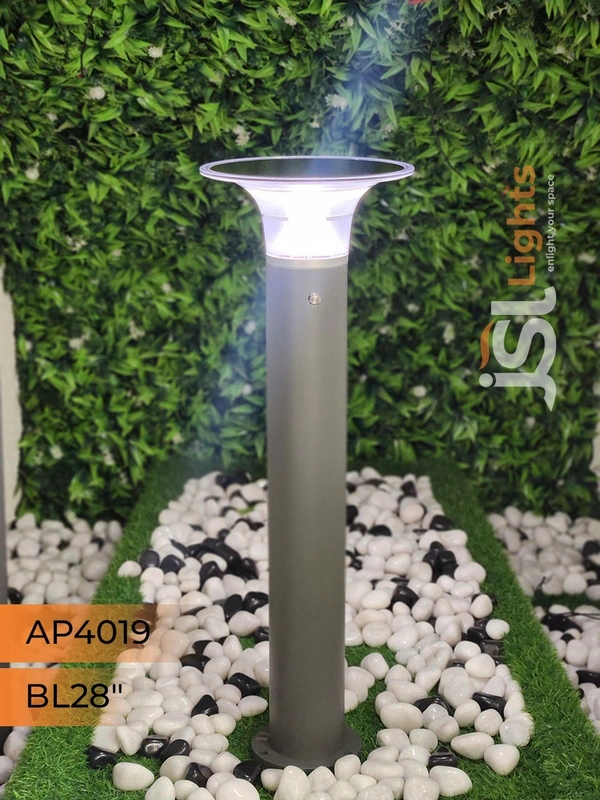APRA APT4019 5W 28 Inches Solar Outdoor Bollard Light - Bollard Light